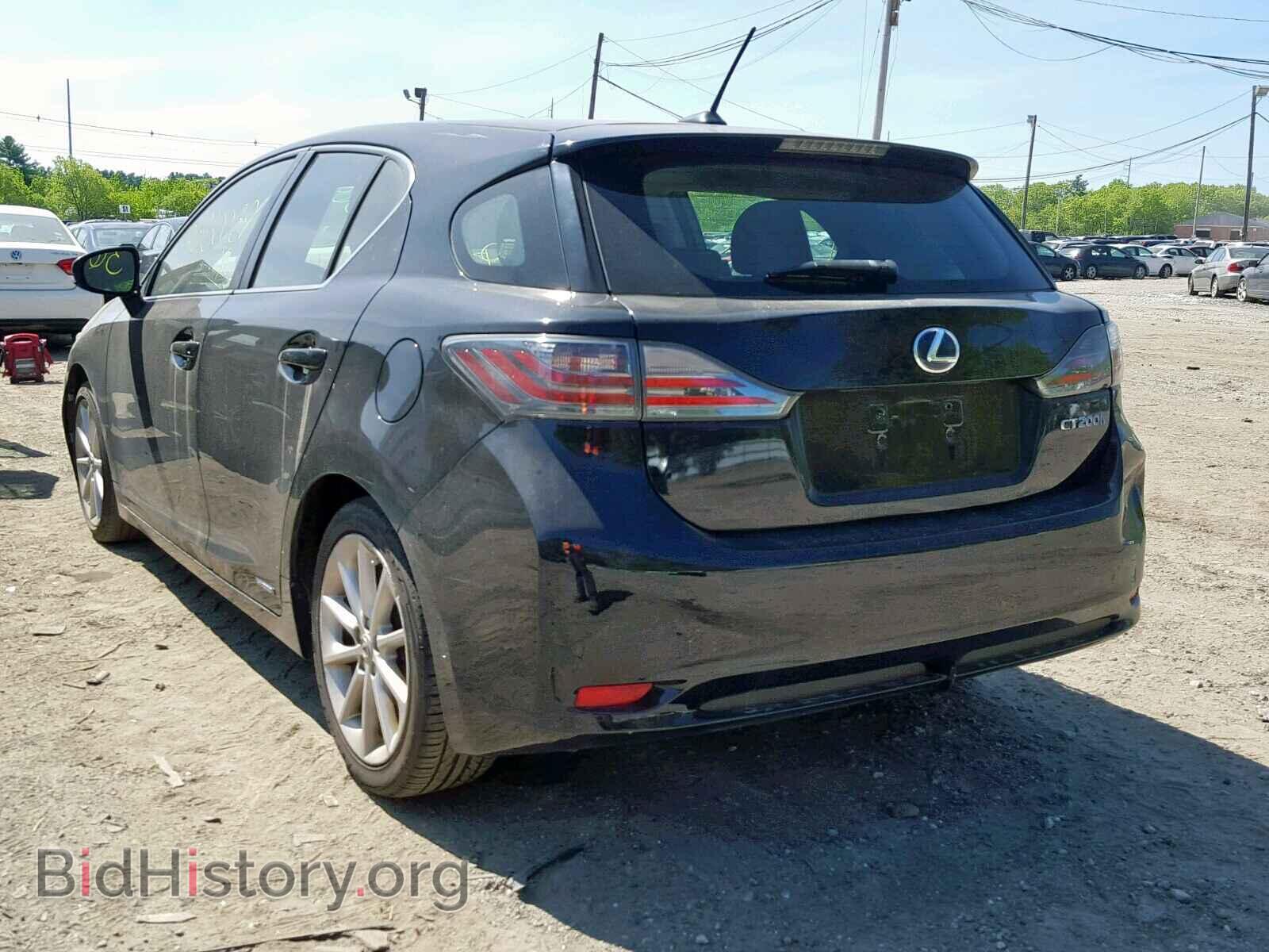 2011 LEXUS CT 200 - VIN: JTHKD5BHXB2016211 - Фото 3