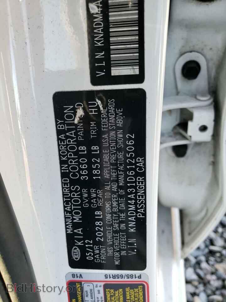 2013 KIA RIO - VIN: KNADM4A31D6125062 - Фото 12