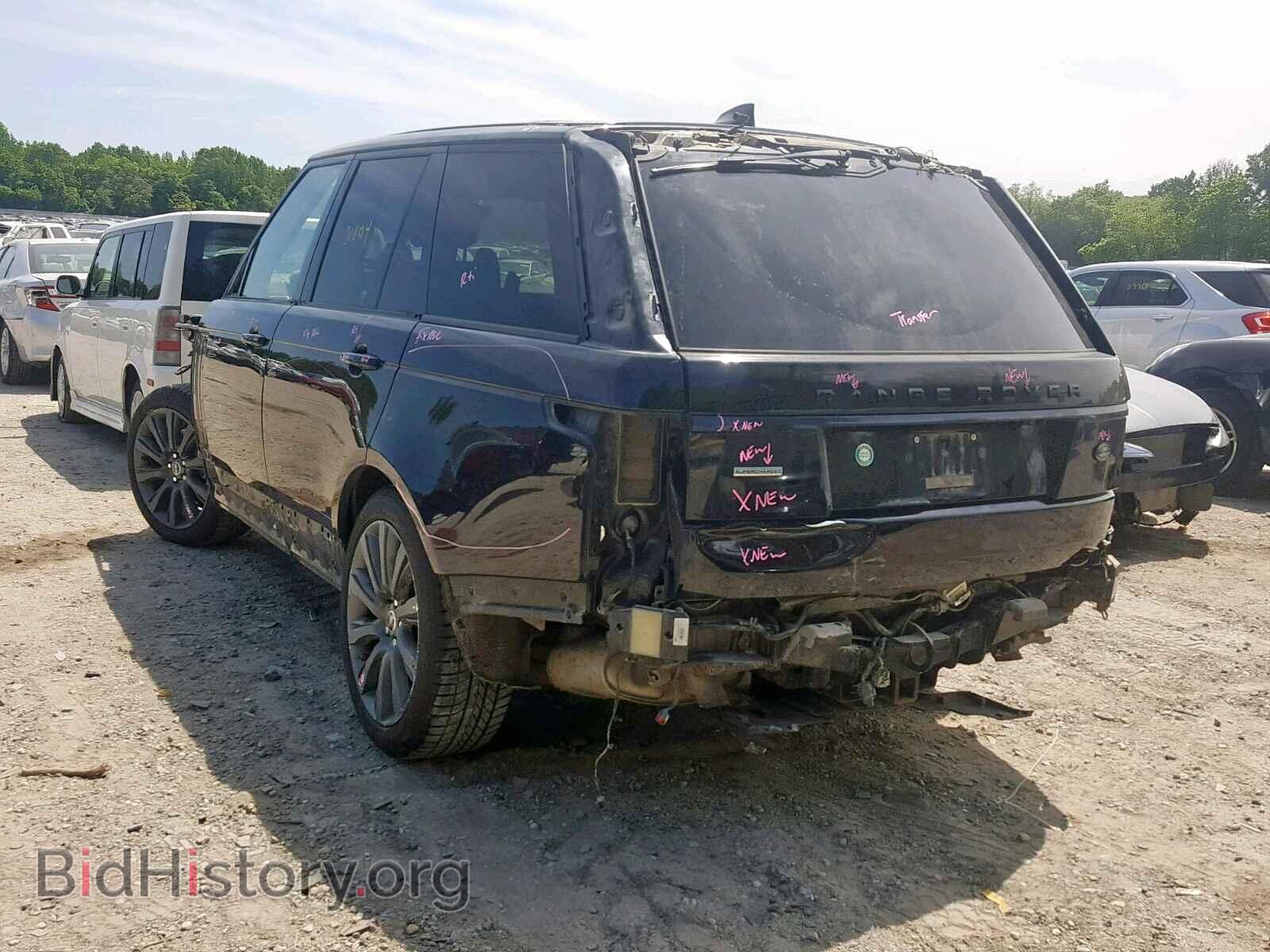 2017 LAND ROVER RANGE ROVE - VIN: SALGS2FE4HA322629 - Фото 3