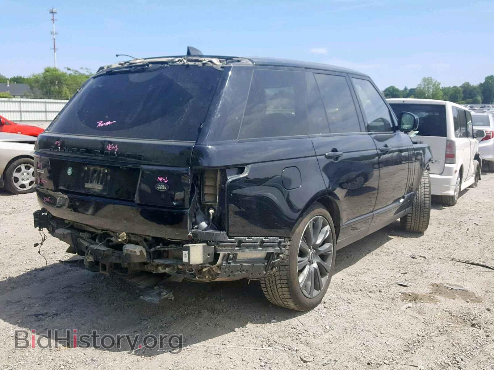 2017 LAND ROVER RANGE ROVE - VIN: SALGS2FE4HA322629 - Фото 4