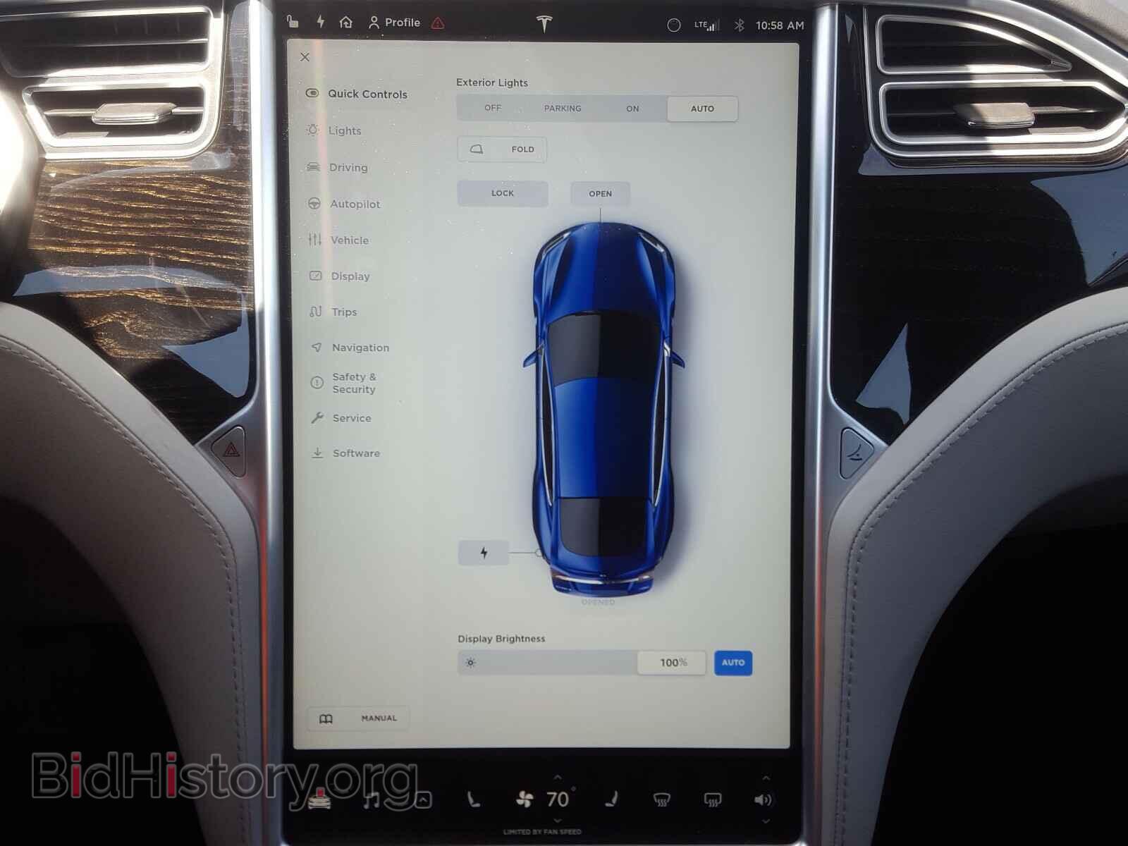 2016 TESLA MODEL S - VIN: 5YJSA1E14GF176624 - Фото 9