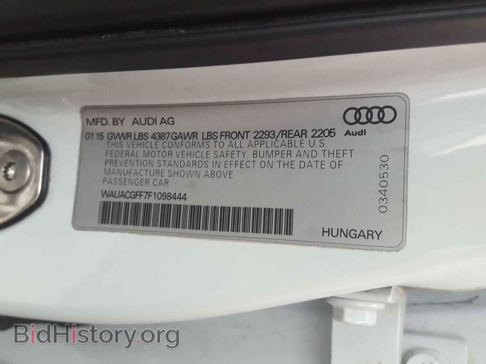 2015 AUDI A3 - VIN: WAUACGFF7F1098444 - Photo 10
