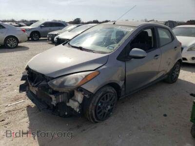 2014 Mazda 2 MAZDA2 SPO, серебристый — VIN JM1DE1KY2E0172551, Copart