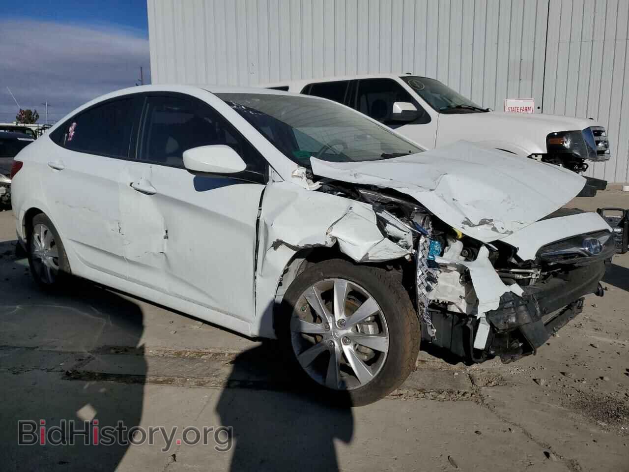 2014 HYUNDAI ACCENT - VIN: KMHCU4AEXEU775260 - Фото 4