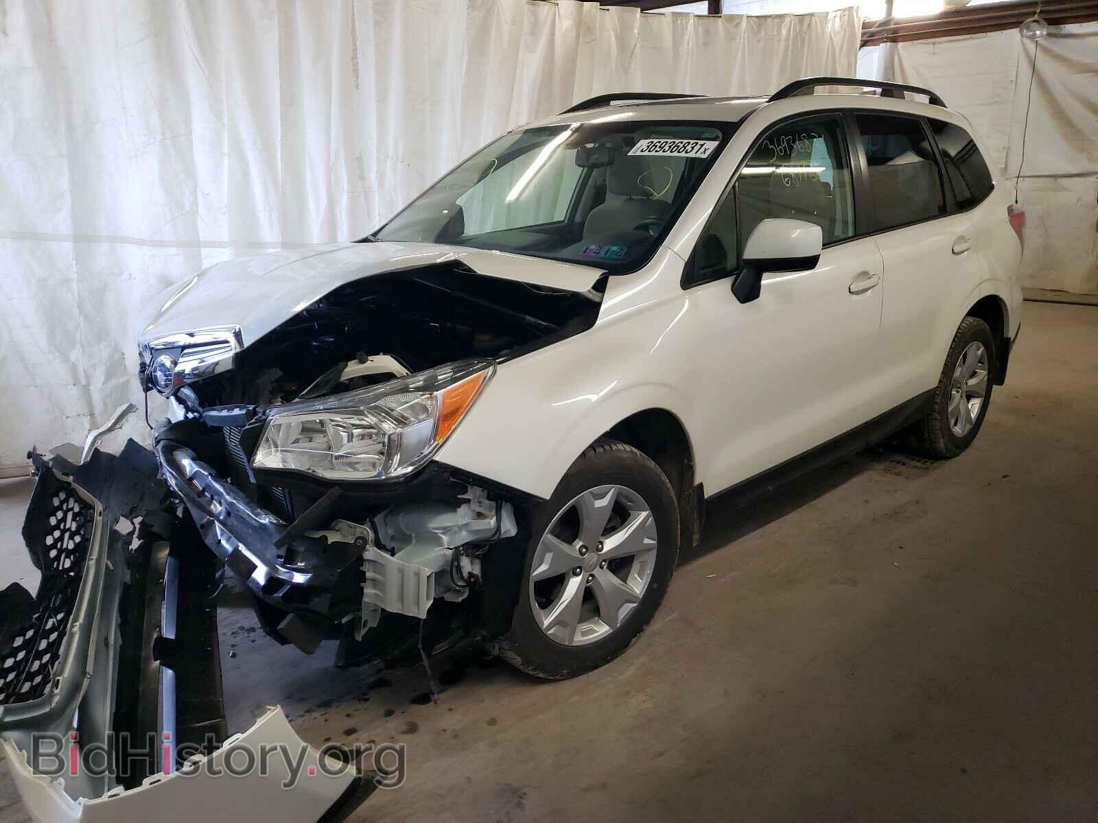 2016 SUBARU FORESTER - VIN: JF2SJAFC1GH483394 - Фото 2