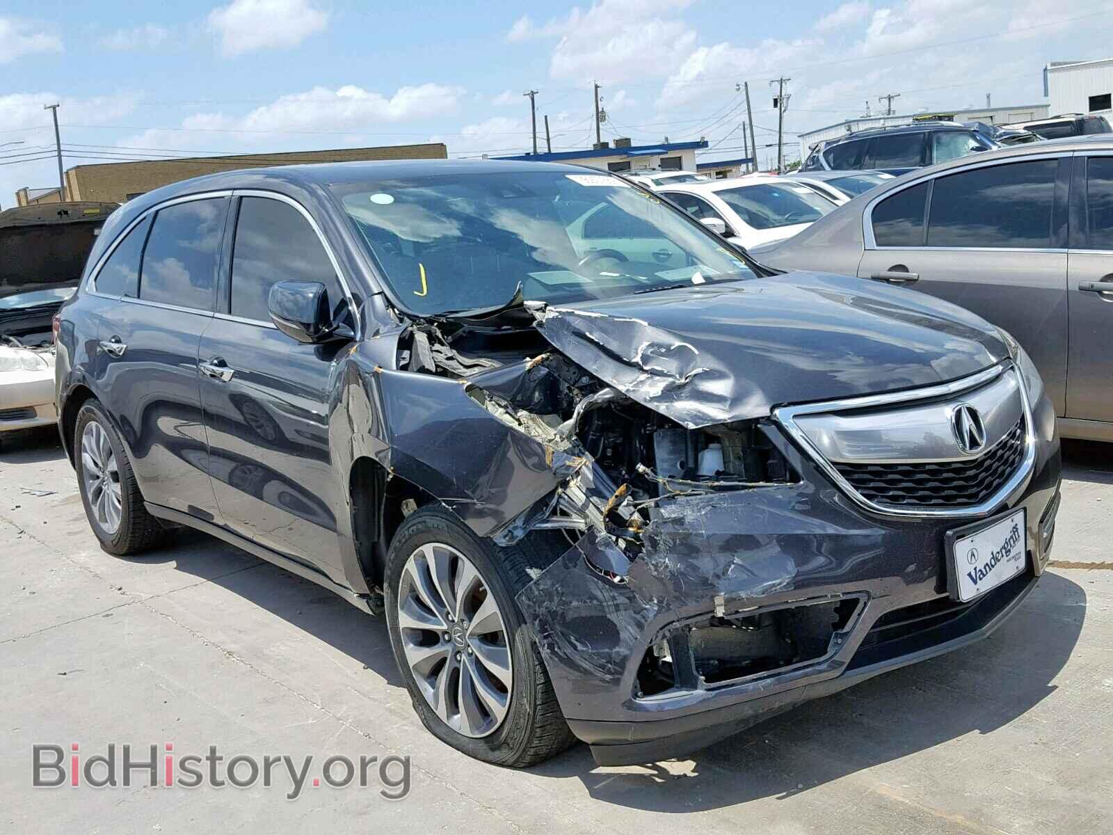 Фотография 5FRYD3H45EB003063 - ACURA MDX 2014