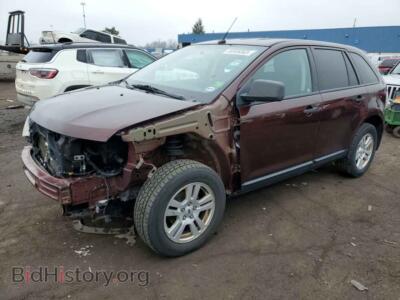 2009 Ford EDGE Edge SE, burgundy — VIN 2FMDK36C49BA41446, Copart