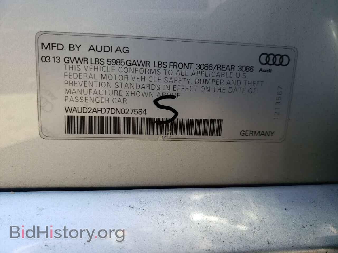 2013 AUDI S8 - VIN: WAUD2AFD7DN027584 - Photo 12