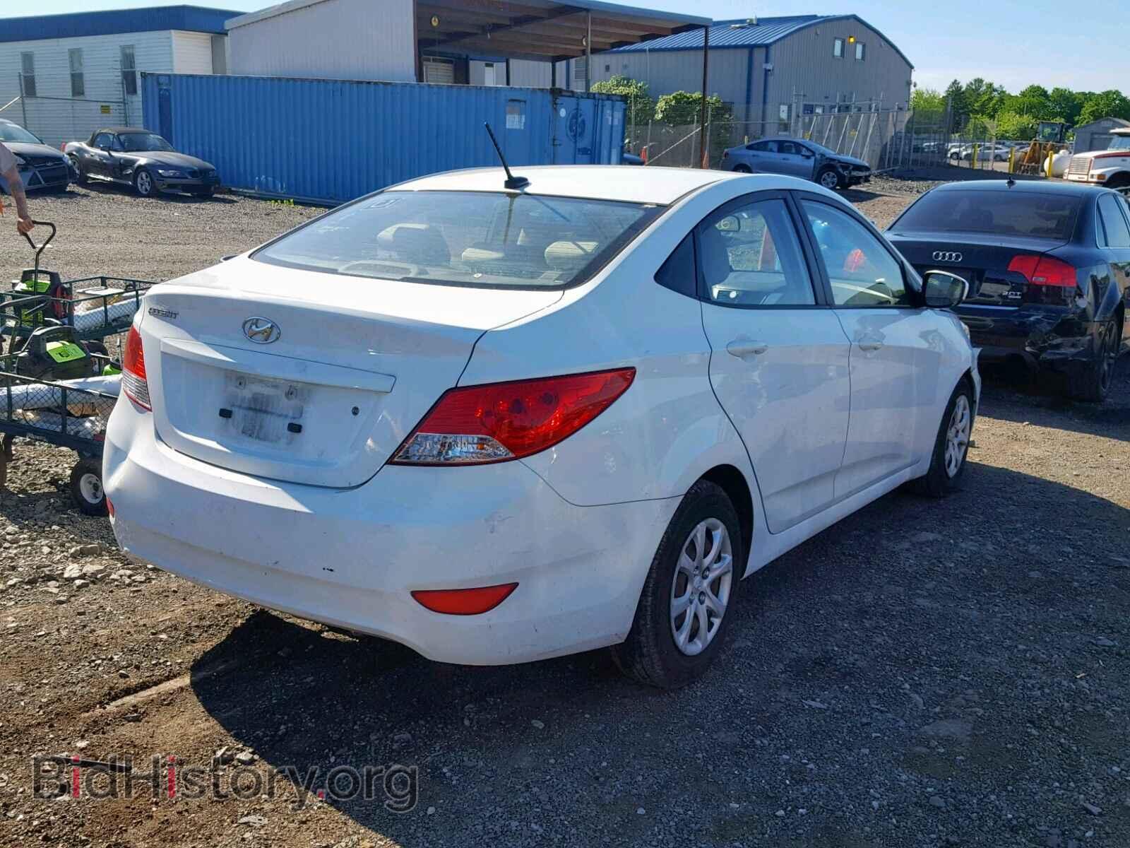 2013 HYUNDAI ACCENT - VIN: KMHCT4AE7DU506067 - Фото 4