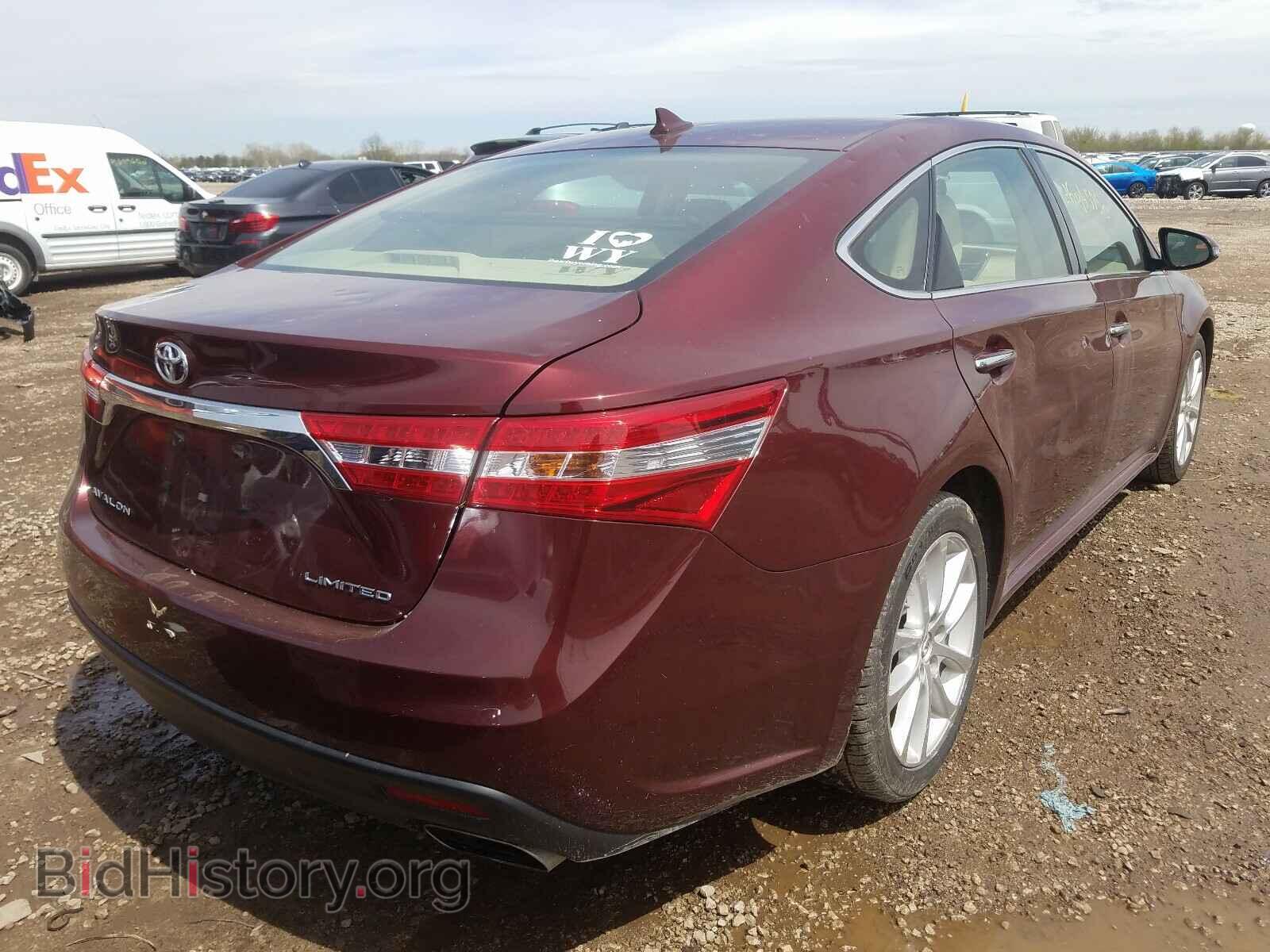 2013 TOYOTA AVALON - VIN: 4T1BK1EB8DU008120 - Фото 4