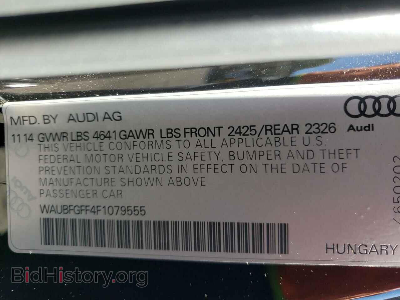 2015 AUDI A3 - VIN: WAUBFGFF4F1079555 - Фото 10