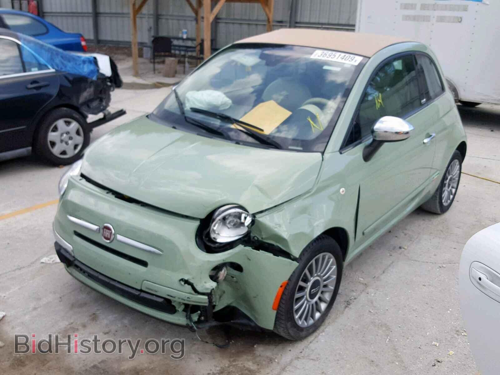 2012 FIAT 500 - VIN: 3C3CFFER7CT254192 - Фото 2