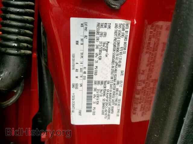 2012 FORD FOCUS SE - VIN: 1FAHP3F29CL421670 - Фото 10