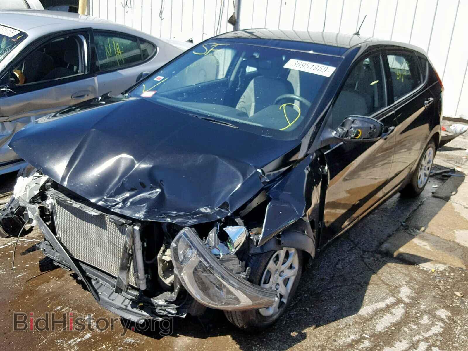 2014 HYUNDAI ACCENT - VIN: KMHCT5AEXEU168817 - Фото 2