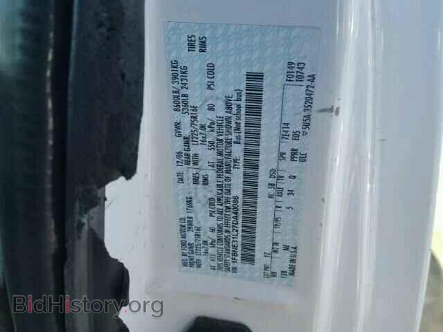 2007 FORD ECONOLINE - VIN: 1FBNE31L27DA40086 - Фото 10