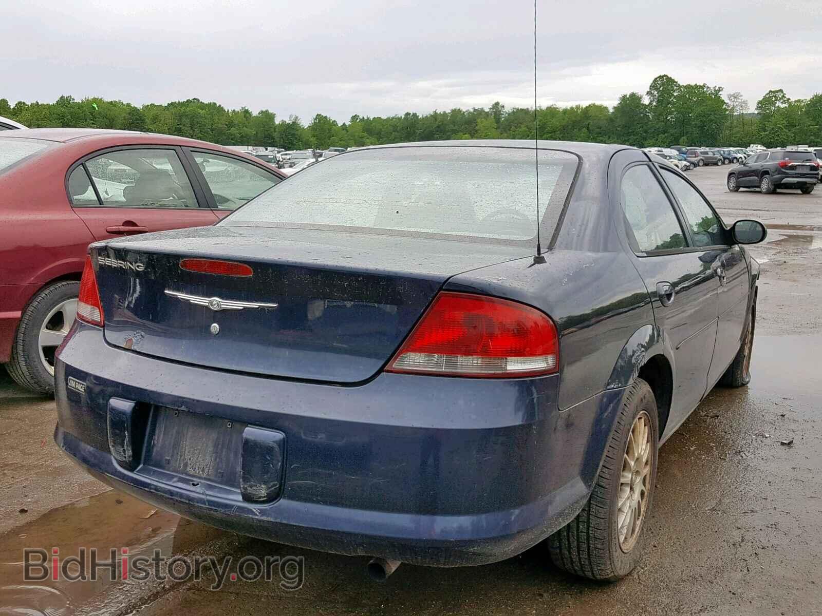 2004 CHRYSLER SEBRING - VIN: 1C3EL46X44N217718 - Фото 4