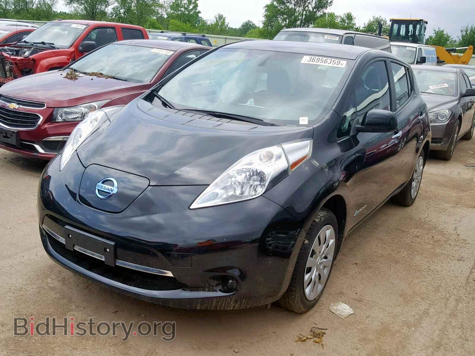 2015 NISSAN LEAF - VIN: 1N4AZ0CPXFC309216 - Фото 2