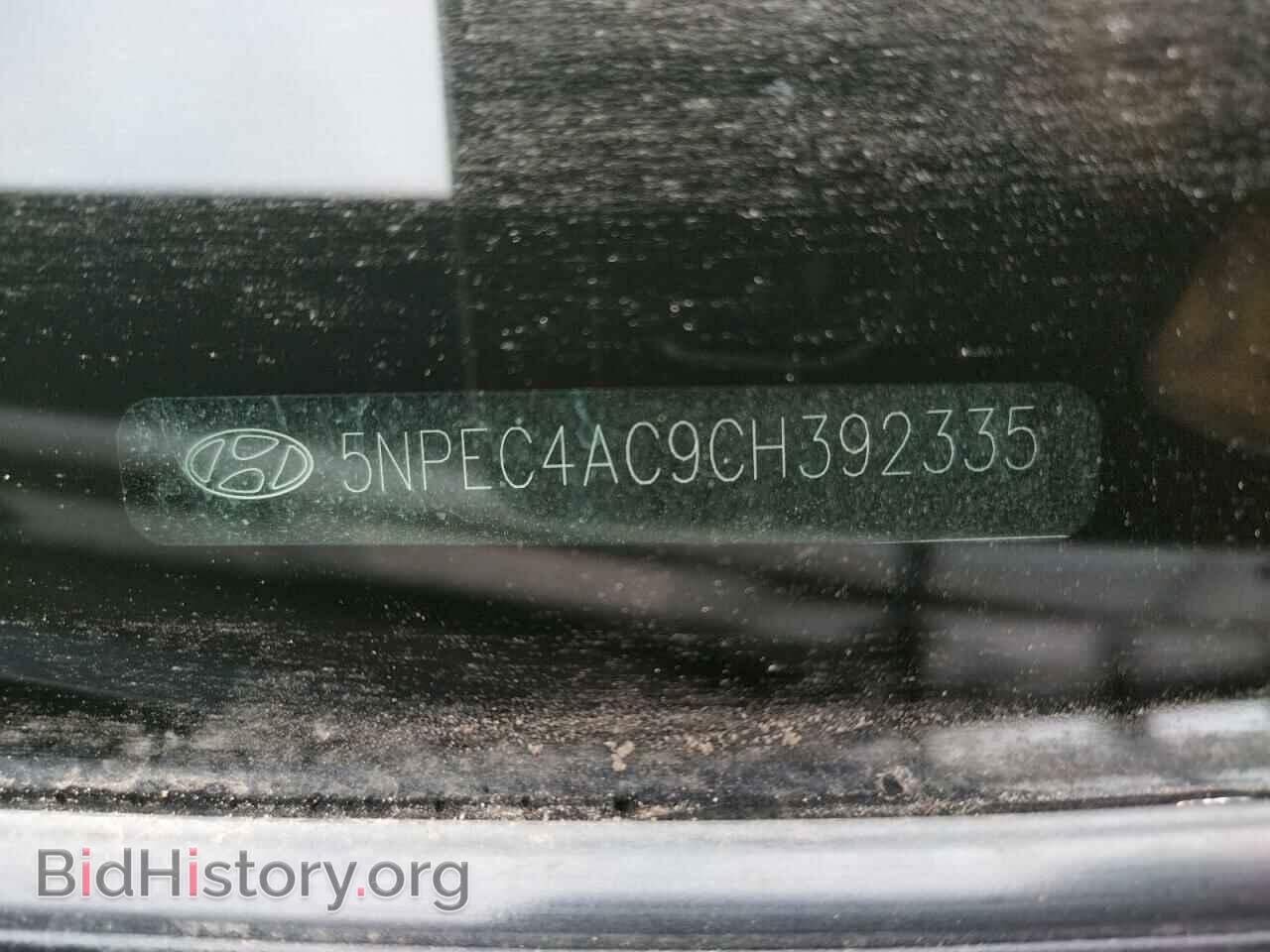 2012 HYUNDAI SONATA - VIN: 5NPEC4AC9CH392335 - Фото 10