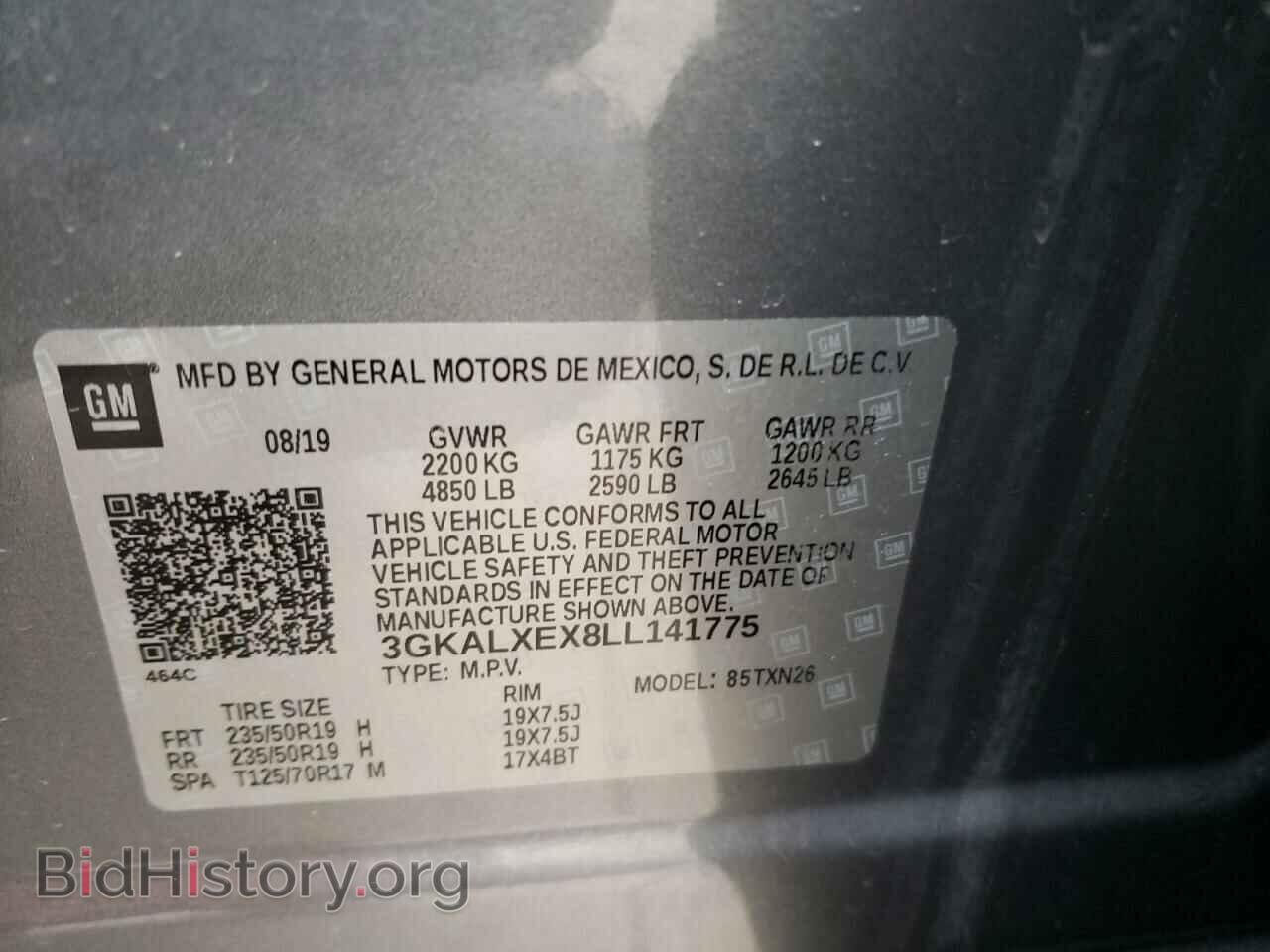 2020 GMC TERRAIN - VIN: 3GKALXEX8LL141775 - Фото 10