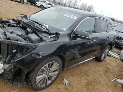 2017 Acura MDX MDX Techno, black — VIN 5FRYD4H59HB033248, Copart