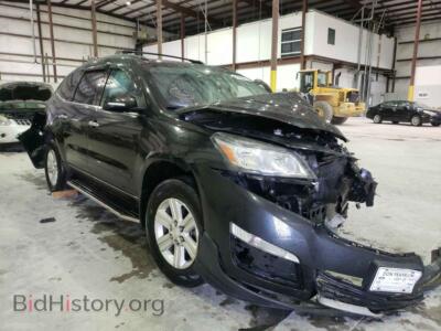 2014 Chevrolet TRAVERSE Traverse L, black — VIN 1GNKVGKD1EJ323582, Copart