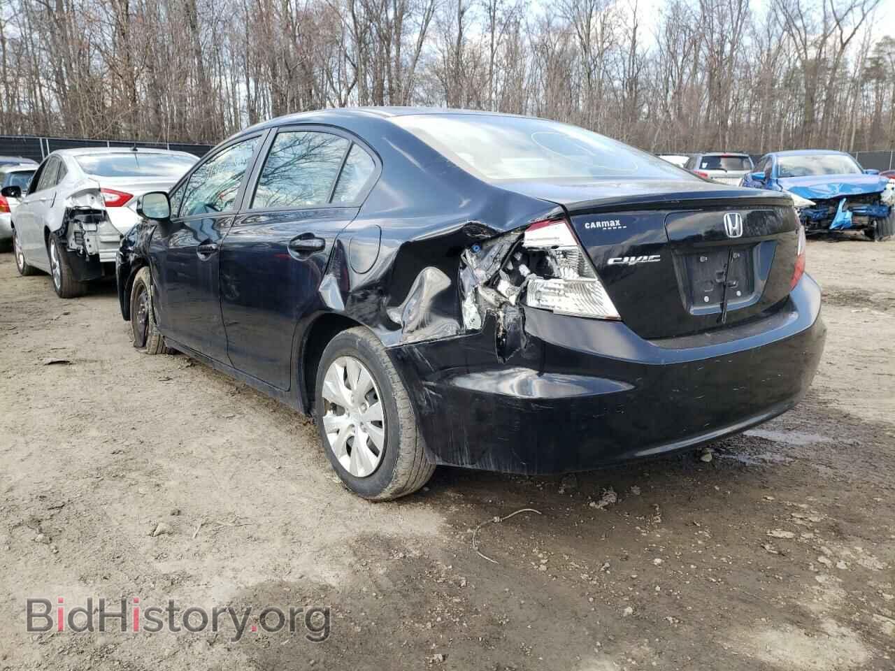 2012 HONDA CIVIC - VIN: 19XFB2F52CE110238 - Фото 3