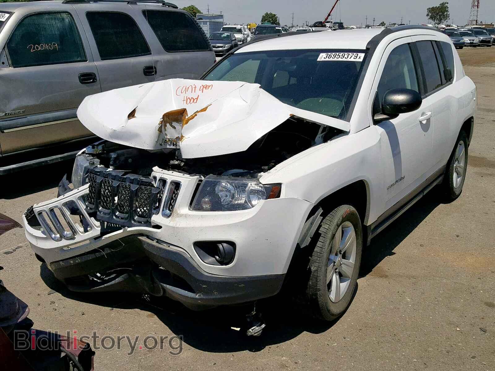 2014 JEEP COMPASS SP - VIN: 1C4NJDBB6ED773841 - Фото 2