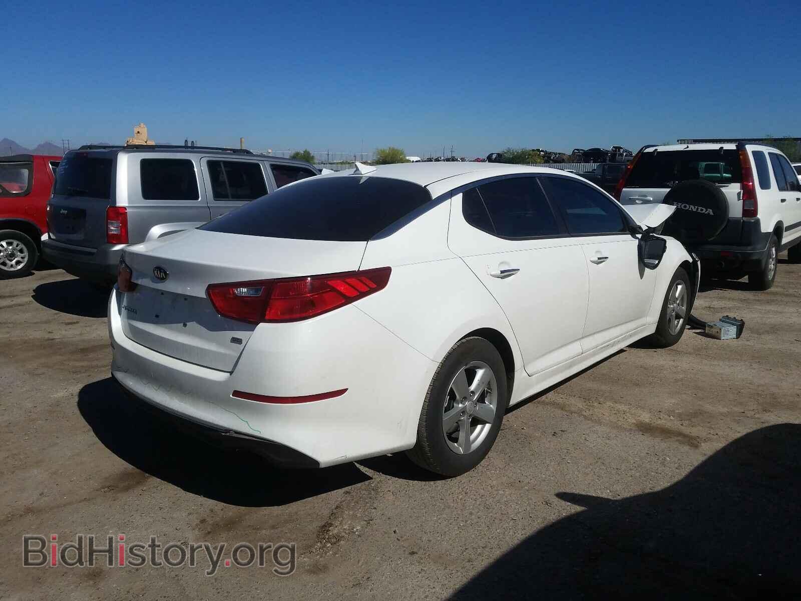2015 KIA OPTIMA - VIN: KNAGM4A7XF5560770 - Photo 4