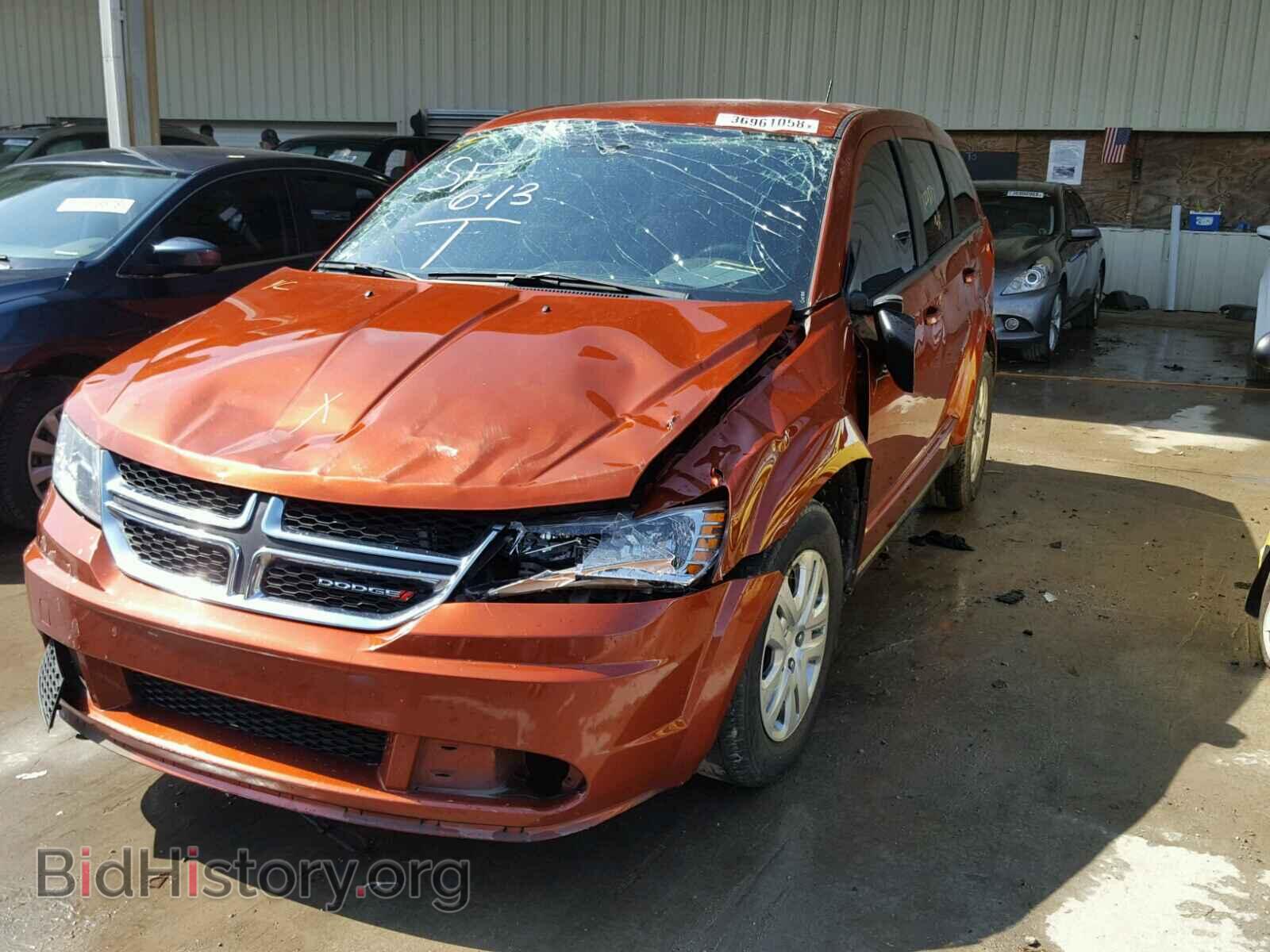 2014 DODGE JOURNEY - VIN: 3C4PDCAB9ET120510 - Фото 2