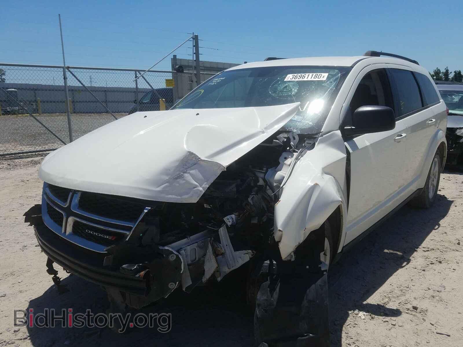2013 DODGE JOURNEY - VIN: 3C4PDCAB1DT516493 - Фото 2