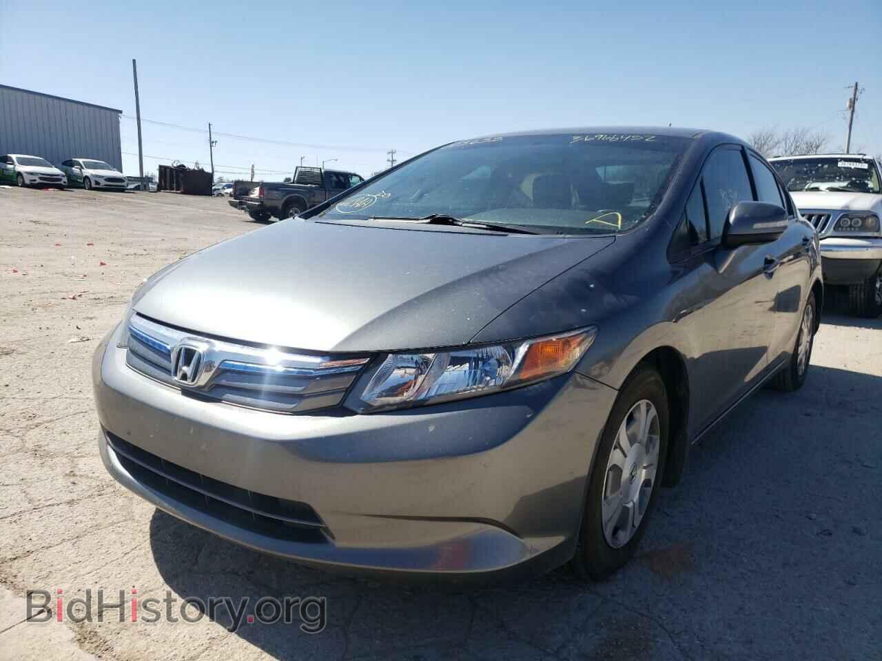 2012 HONDA CIVIC - VIN: JHMFB4F36CS003635 - Фото 2