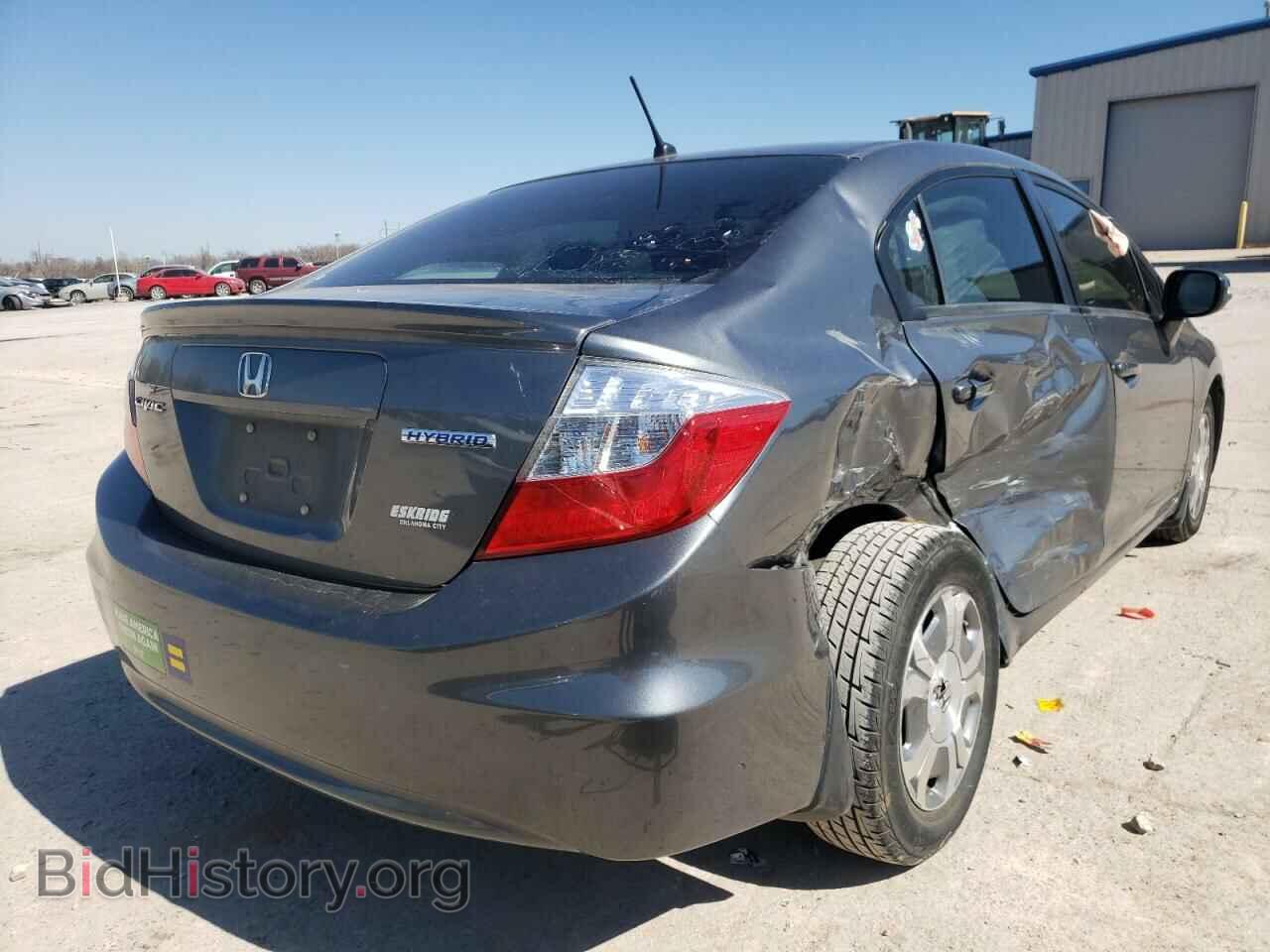 2012 HONDA CIVIC - VIN: JHMFB4F36CS003635 - Фото 4