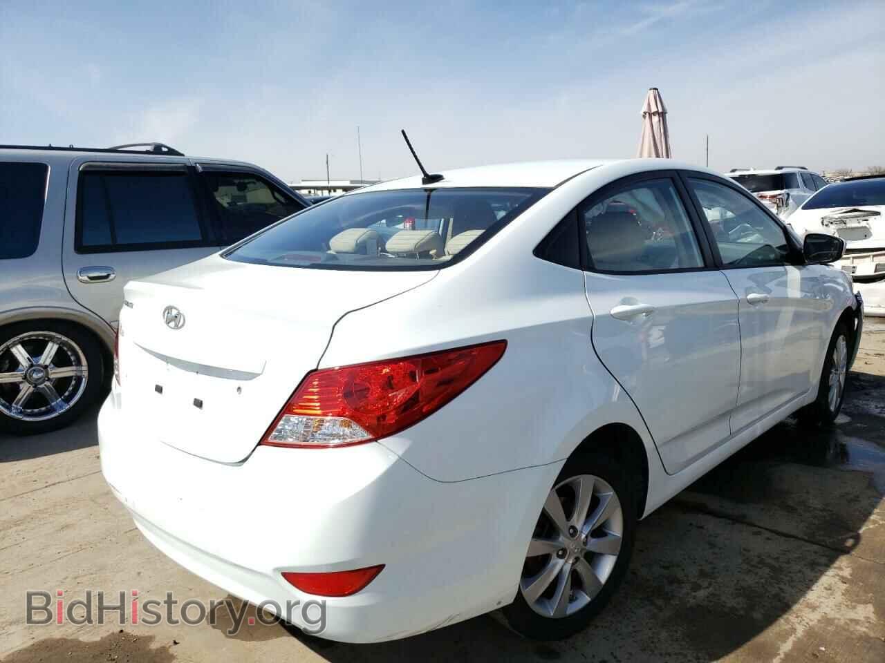 2014 HYUNDAI ACCENT - VIN: KMHCU4AE3EU749809 - Фото 4