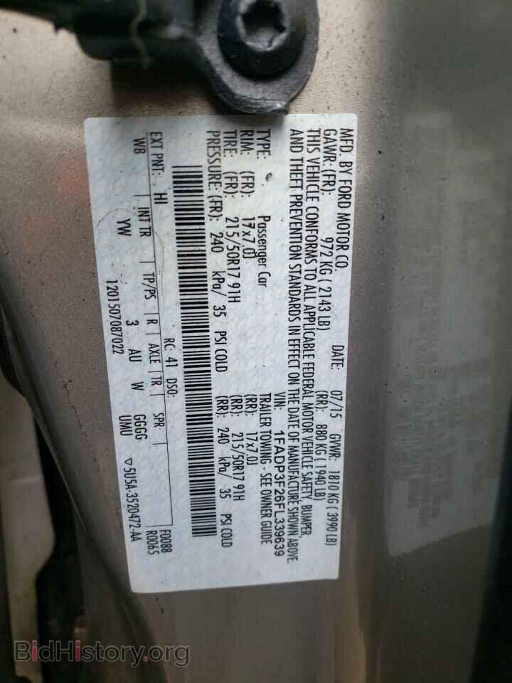2015 FORD FOCUS - VIN: 1FADP3F26FL339639 - Фото 10