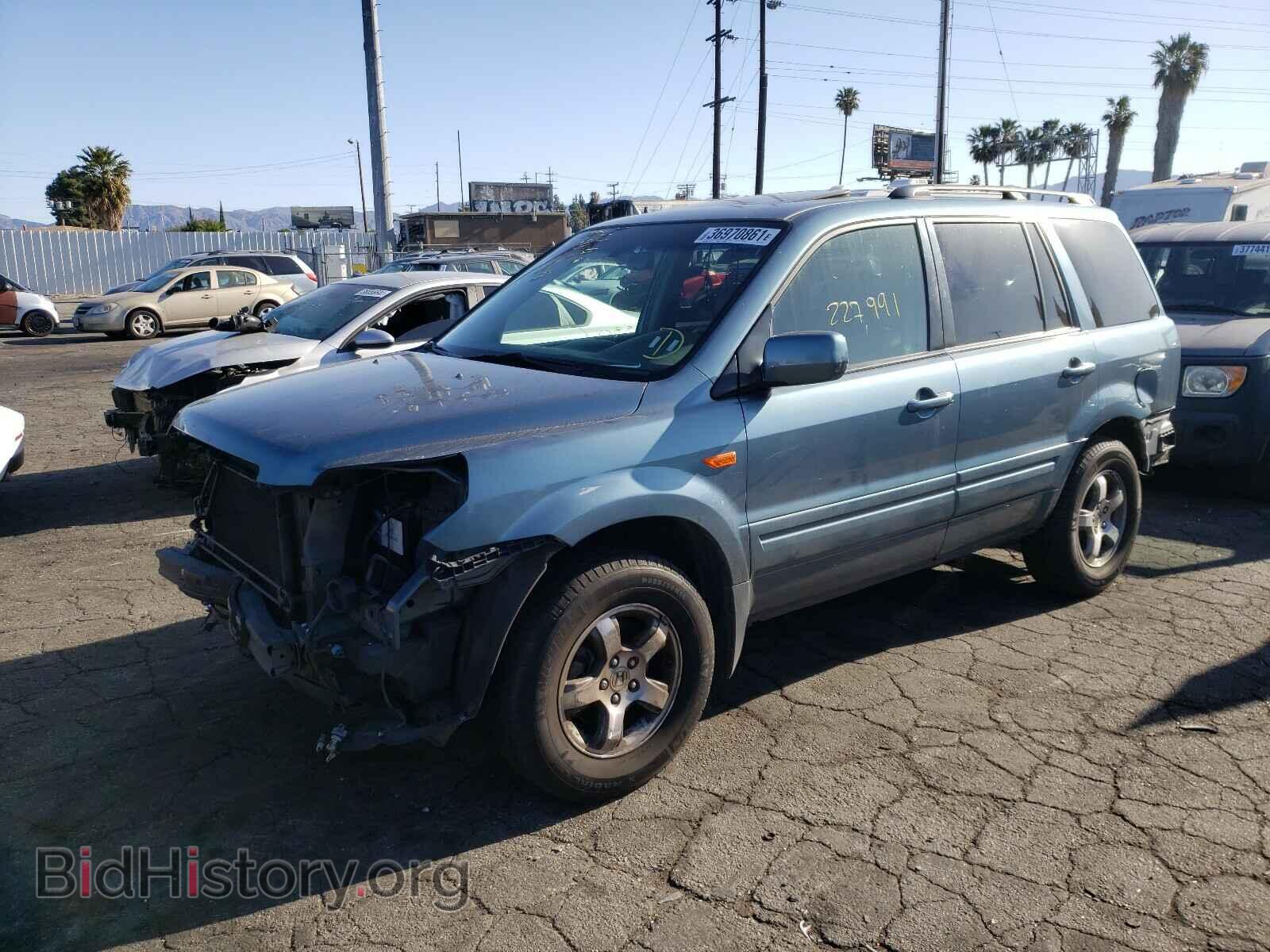 2006 HONDA PILOT - VIN: 5FNYF28556B037360 - Фото 2