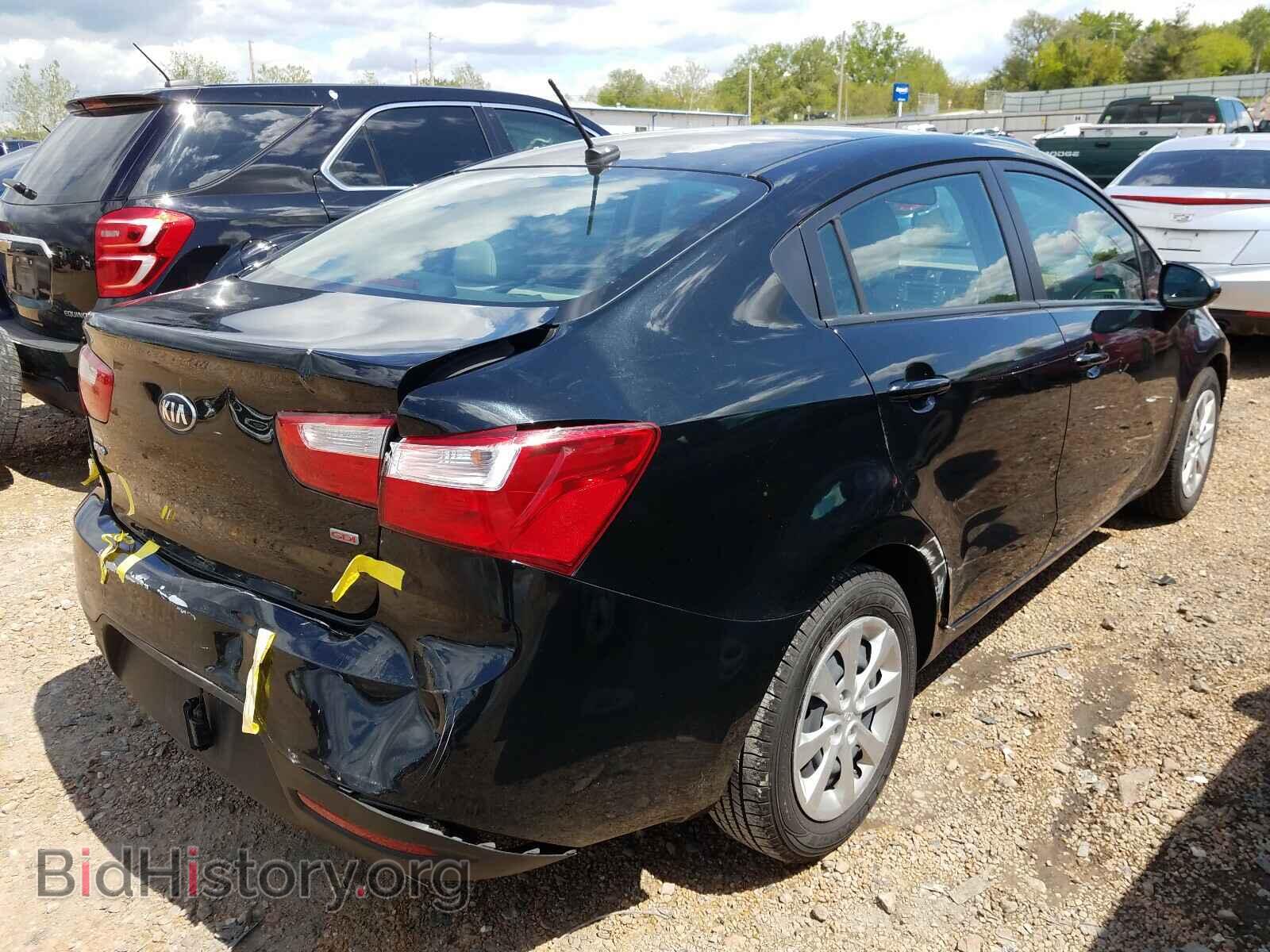 2014 KIA RIO - VIN: KNADM4A38E6386643 - Фото 4