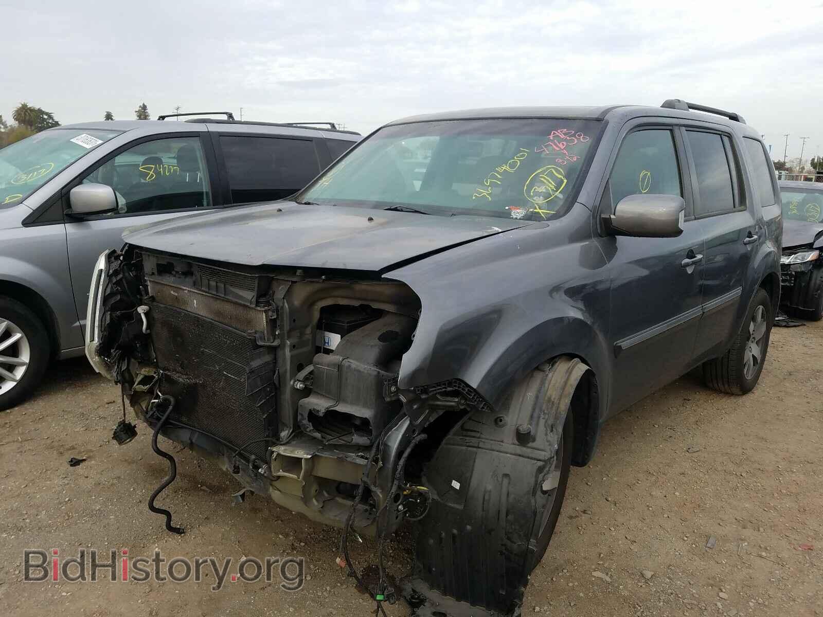 2012 HONDA PILOT - VIN: 5FNYF3H9XCB013348 - Фото 2