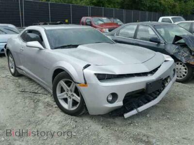2011 Chevrolet CAMARO, silver — VIN 2G1FB1ED4B9178436, Copart