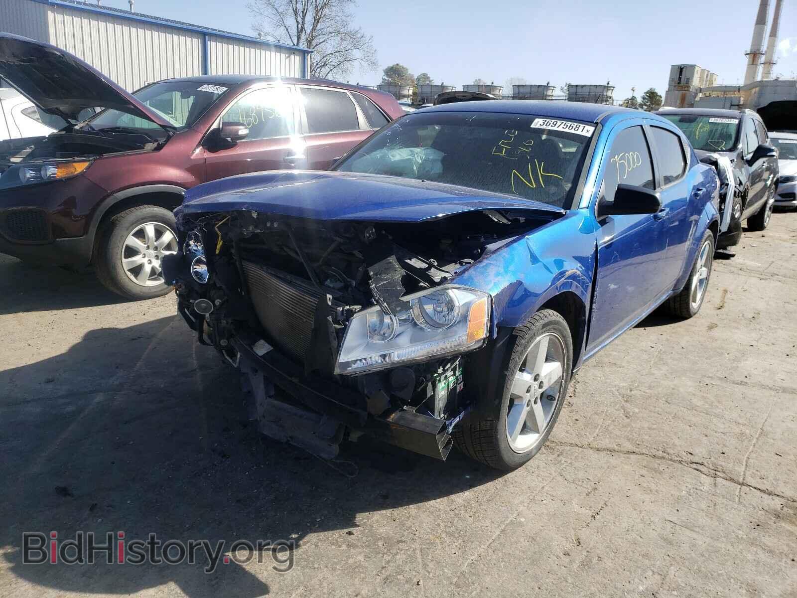 2013 DODGE AVENGER - VIN: 1C3CDZAB7DN725002 - Фото 2