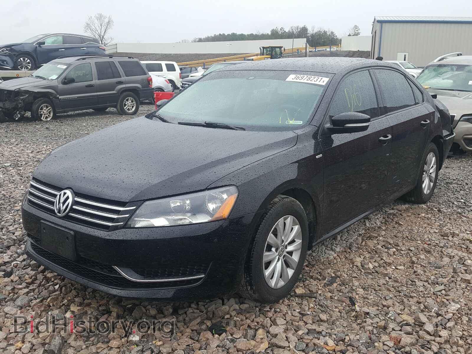 2014 VOLKSWAGEN PASSAT - VIN: 1VWAT7A34EC113627 - Фото 2