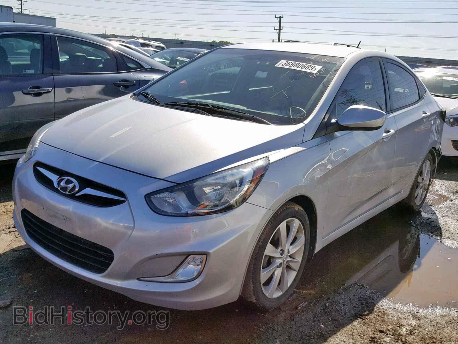 2012 HYUNDAI ACCENT - VIN: KMHCU4AE9CU187363 - Фото 2
