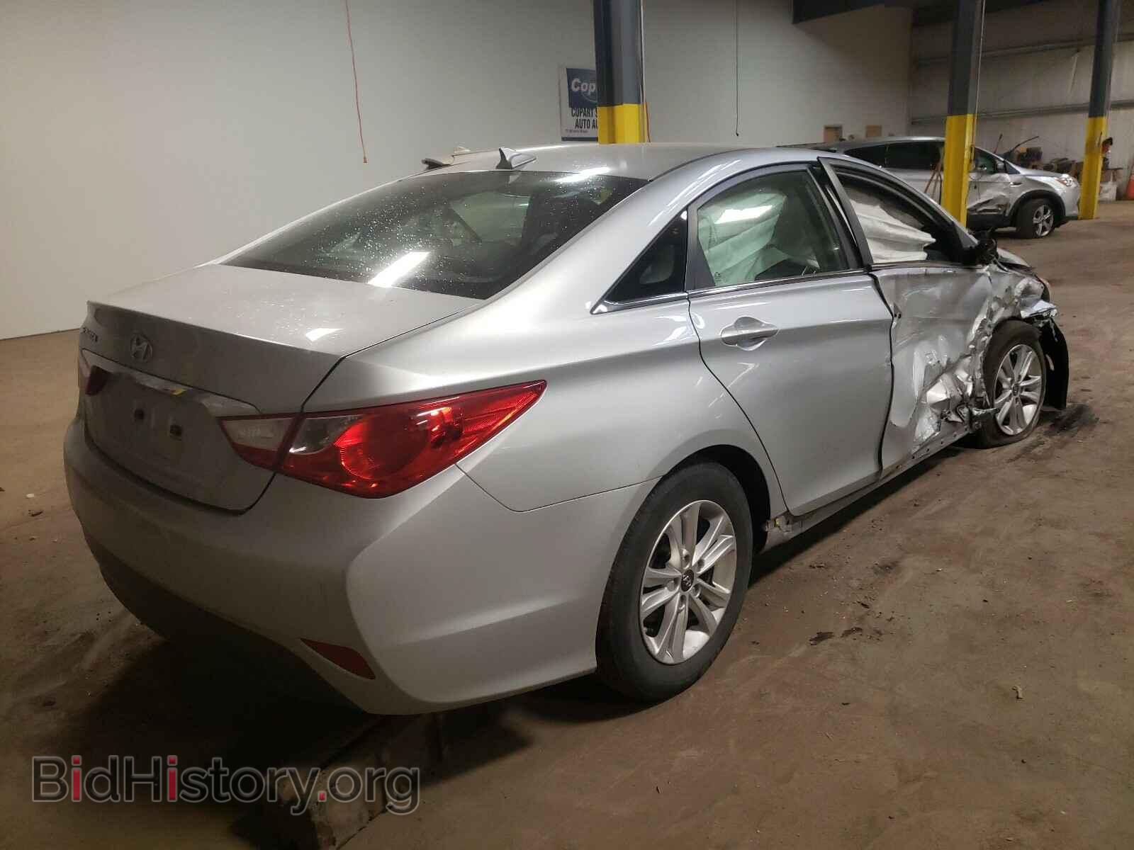 2014 HYUNDAI SONATA - VIN: 5NPEB4AC7EH907046 - Фото 4