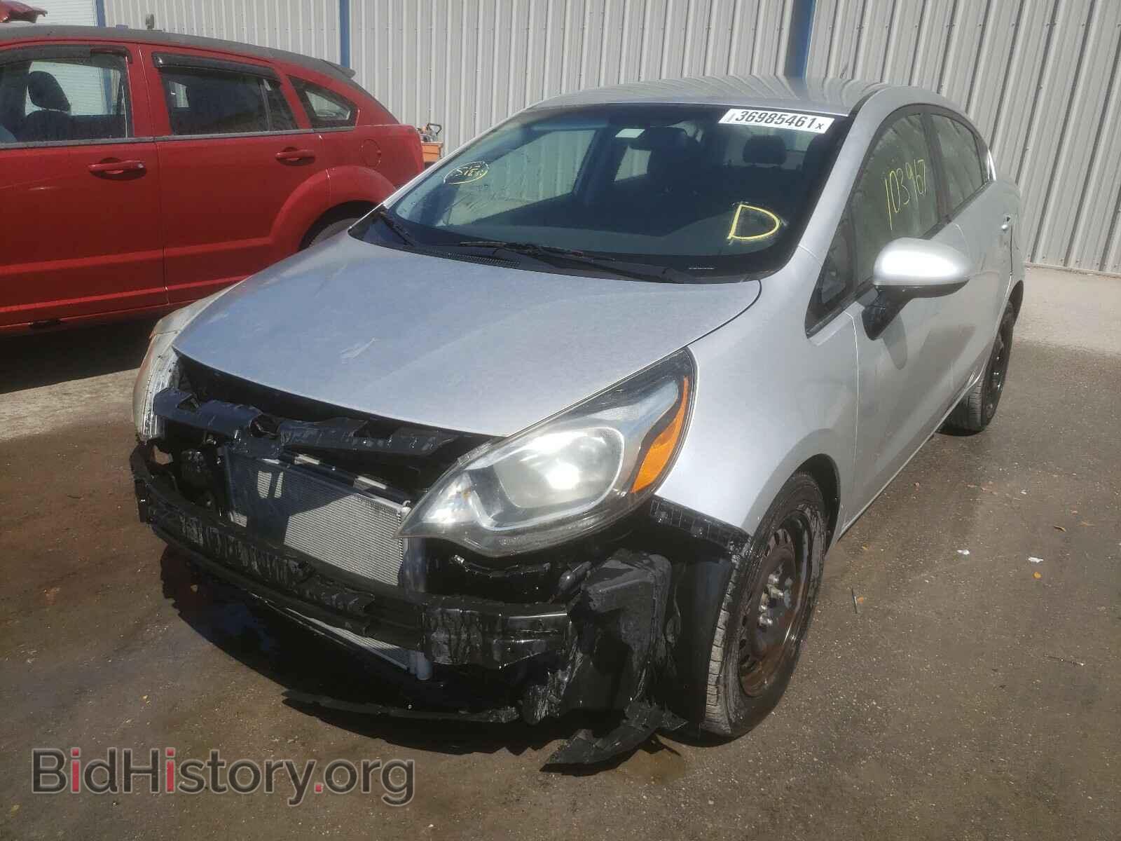 2013 KIA RIO - VIN: KNADM4A33D6170889 - Фото 2
