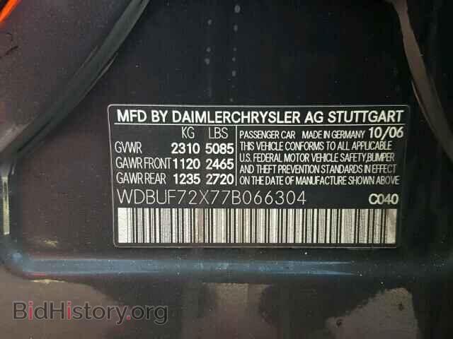 2007 MERCEDES-BENZ E - VIN: WDBUF72X77B066304 - Photo 10