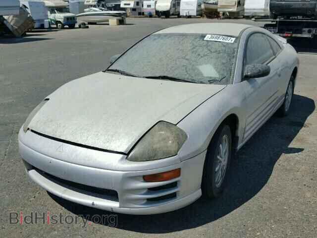 2001 MITSUBISHI ECLIPSE - VIN: 4A3AC44G91E086615 - Фото 2