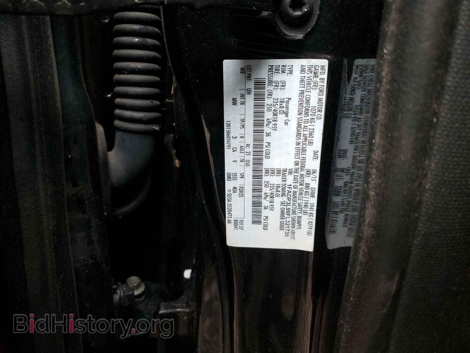 2015 FORD FOCUS - VIN: 1FADP3L99FL321735 - Photo 10