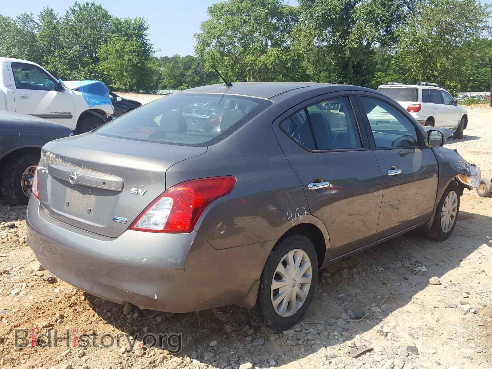 2012 NISSAN VERSA - VIN: 3N1CN7AP5CL938136 - Фото 4