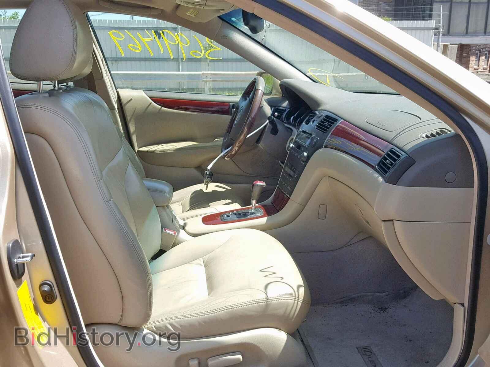 2002 LEXUS ES300 - VIN: JTHBF30G225021135 - Фото 5