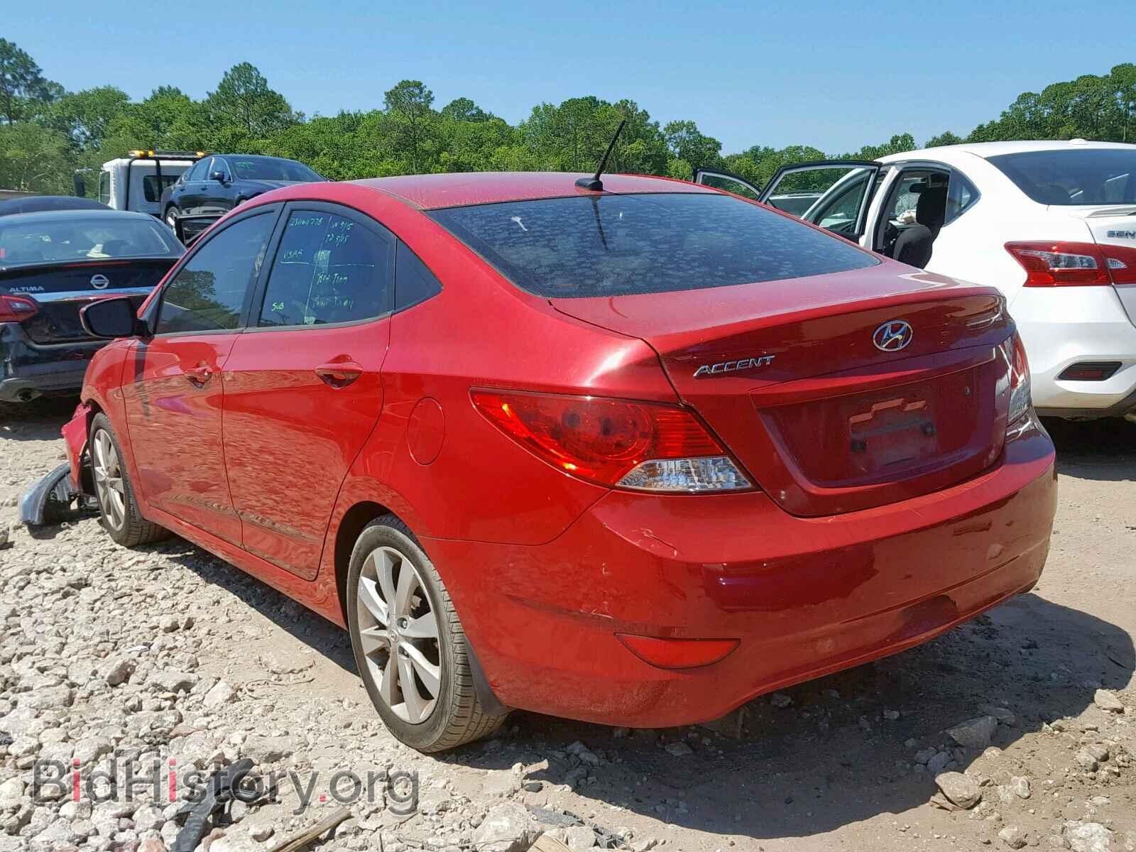 2013 HYUNDAI ACCENT - VIN: KMHCU4AE8DU283051 - Фото 3