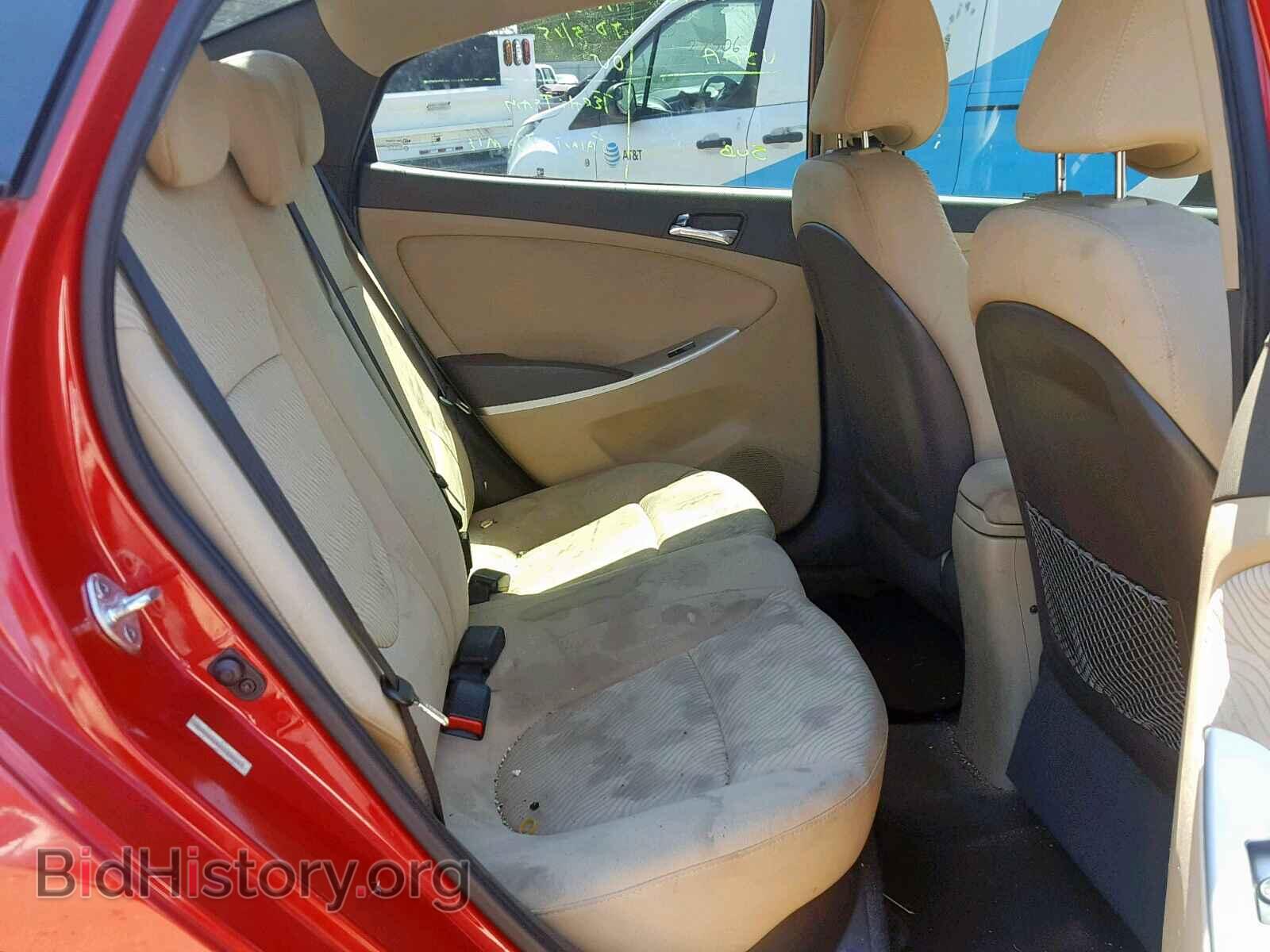 2013 HYUNDAI ACCENT - VIN: KMHCU4AE8DU283051 - Фото 6